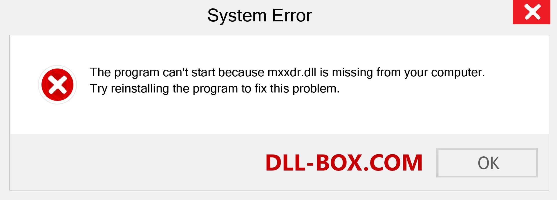  mxxdr.dll file is missing?. Download for Windows 7, 8, 10 - Fix  mxxdr dll Missing Error on Windows, photos, images